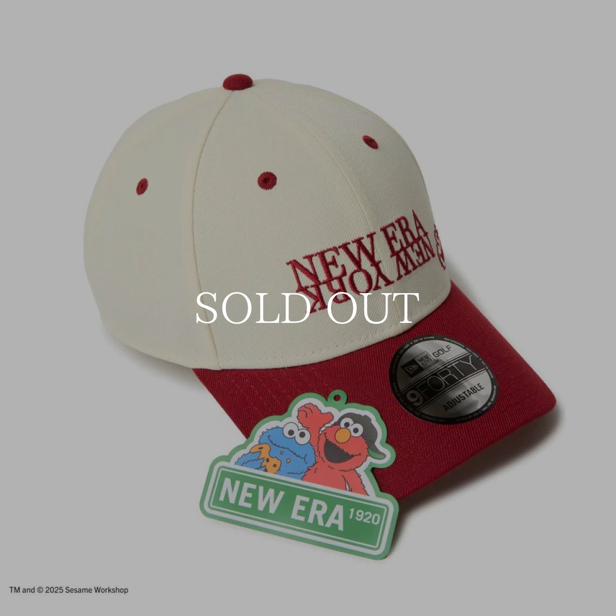 画像5: NEW ERA  9FORTY SESAME STREET セサミストリート Elmo エルモ クロームホワイト レッドバイザー | ゴルフ (5)