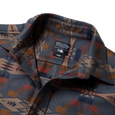 画像3: NEW ERA  長袖 オーバーサイズド シャツ Pendleton ペンドルトン ネイビー (3)