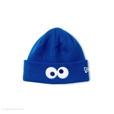 画像1: NEW ERA  キッズ Kid's ベーシック カフニット SESAME STREET セサミストリート Cookie Monster クッキーモンスター ブルー (1)