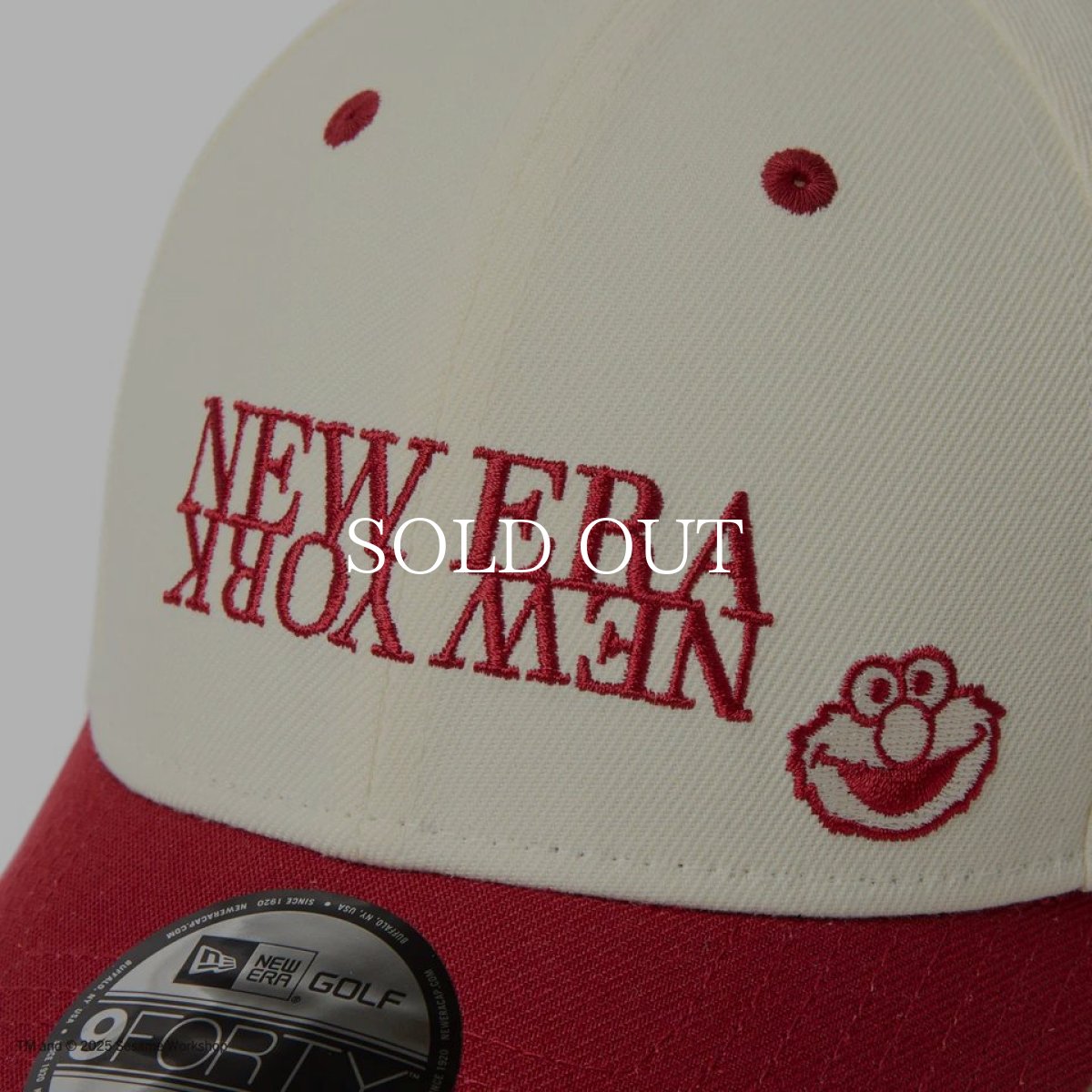 画像6: NEW ERA  9FORTY SESAME STREET セサミストリート Elmo エルモ クロームホワイト レッドバイザー | ゴルフ (6)