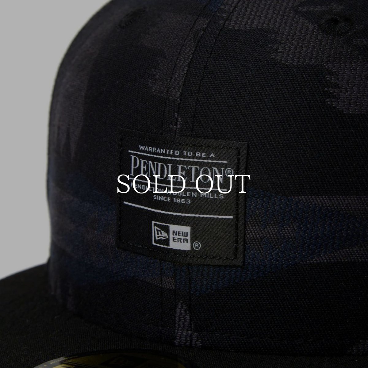 画像5: NEW ERA  59FIFTY Pendleton ペンドルトン ウーブンパッチ ブラック (5)