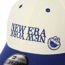 画像6: NEW ERA  9FORTY SESAME STREET セサミストリート Cookie Monster クッキーモンスター クロームホワイト ブルーバイザー | ゴルフ (6)
