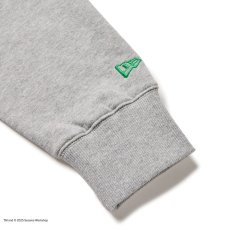 画像5: NEW ERA  裏毛 スウェット クルーネック SESAME STREET セサミストリート Baseball グレー (5)