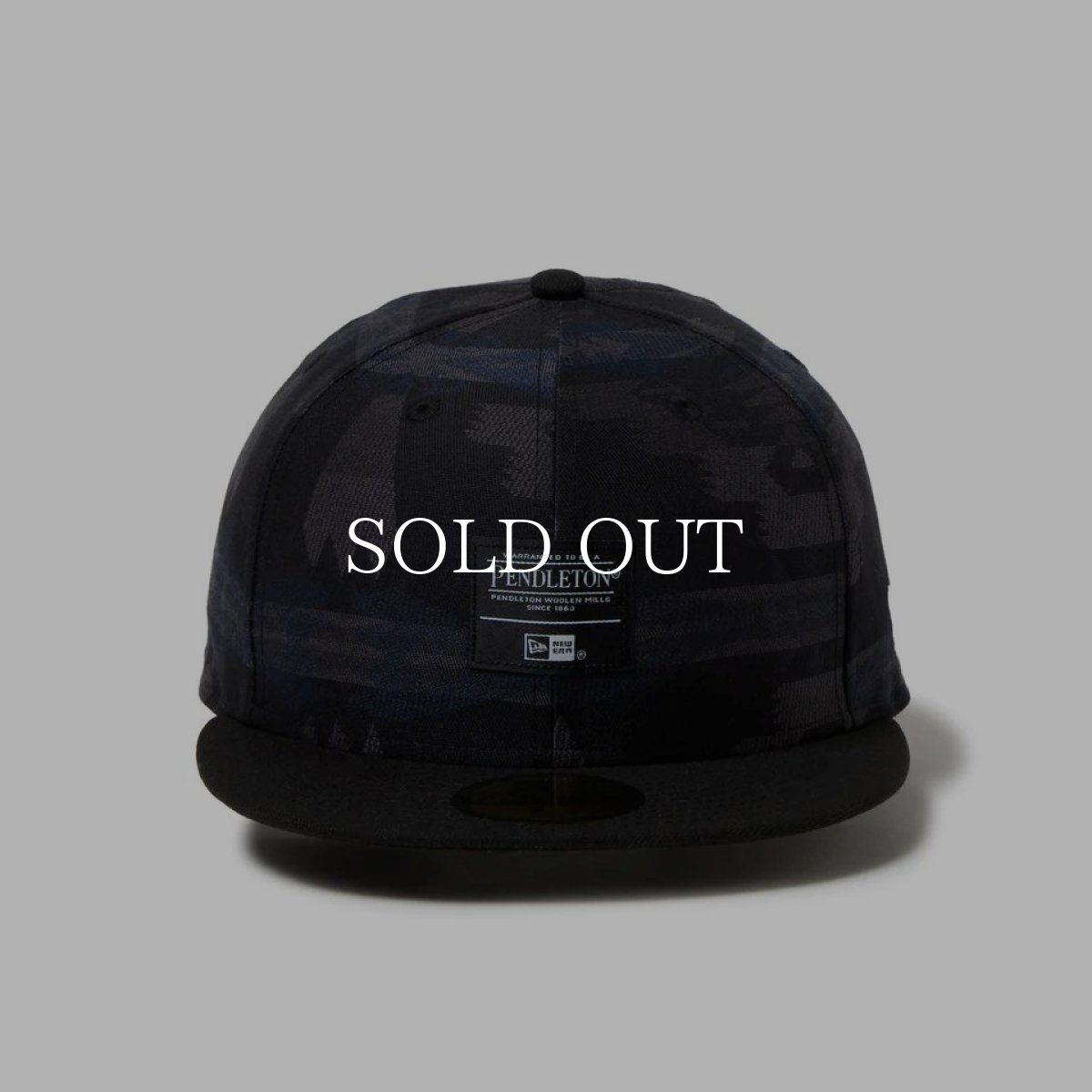 画像2: NEW ERA  59FIFTY Pendleton ペンドルトン ウーブンパッチ ブラック (2)