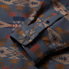 画像6: NEW ERA  長袖 オーバーサイズド シャツ Pendleton ペンドルトン ネイビー (6)