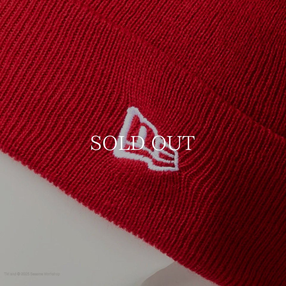 画像7: NEW ERA  キッズ Kid's ベーシック カフニット SESAME STREET セサミストリート Elmo エルモ レッド (7)