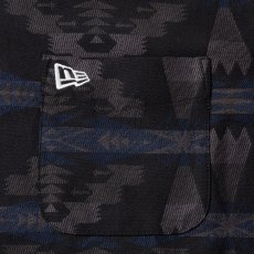 画像4: NEW ERA  長袖 オーバーサイズド シャツ Pendleton ペンドルトン ブラック (4)
