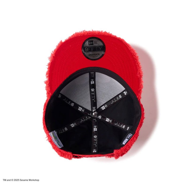 NEW ERA 9FIFTY SESAME STREET セサミストリート Elmo エルモ レッド