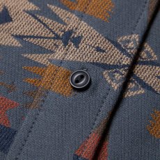 画像5: NEW ERA  長袖 オーバーサイズド シャツ Pendleton ペンドルトン ネイビー (5)