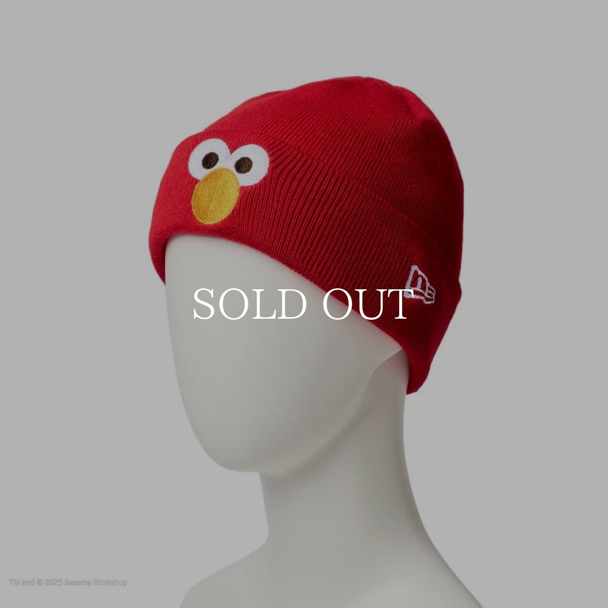 画像2: NEW ERA  キッズ Kid's ベーシック カフニット SESAME STREET セサミストリート Elmo エルモ レッド (2)