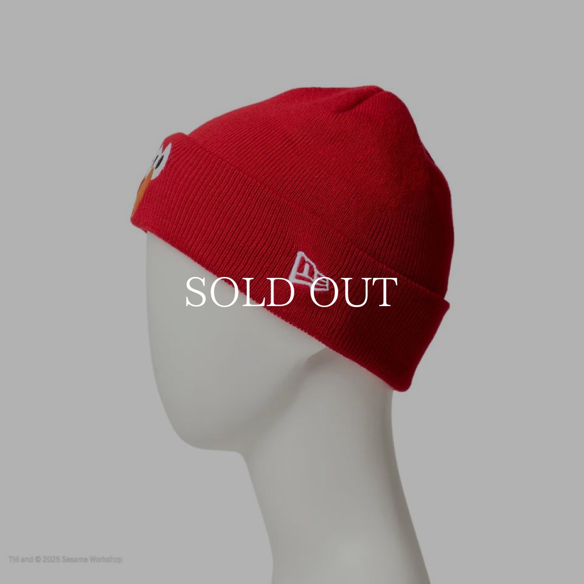 画像5: NEW ERA  キッズ Kid's ベーシック カフニット SESAME STREET セサミストリート Elmo エルモ レッド (5)