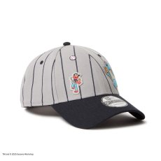 画像2: NEW ERA  9FORTY SESAME STREET セサミストリート ベースボール グレー ネイビーバイザー (2)