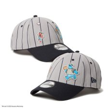 画像1: NEW ERA  9FORTY SESAME STREET セサミストリート ベースボール グレー ネイビーバイザー (1)