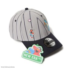 画像7: NEW ERA  9FORTY SESAME STREET セサミストリート ベースボール グレー ネイビーバイザー (7)