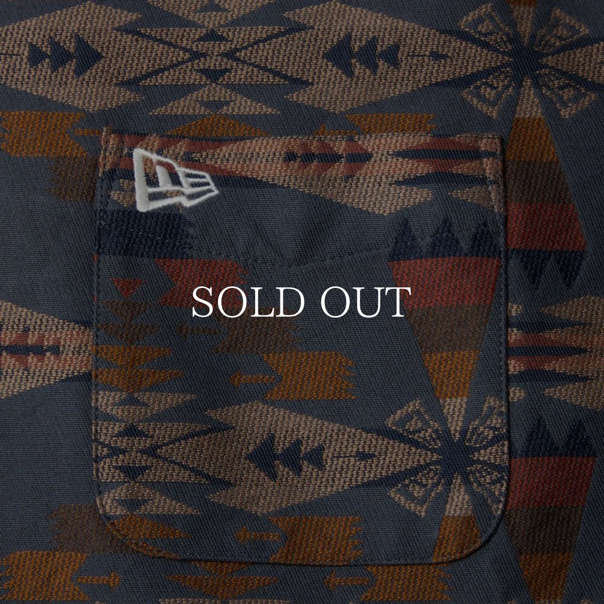 画像4: NEW ERA  長袖 オーバーサイズド シャツ Pendleton ペンドルトン ネイビー (4)