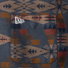 画像4: NEW ERA  長袖 オーバーサイズド シャツ Pendleton ペンドルトン ネイビー (4)