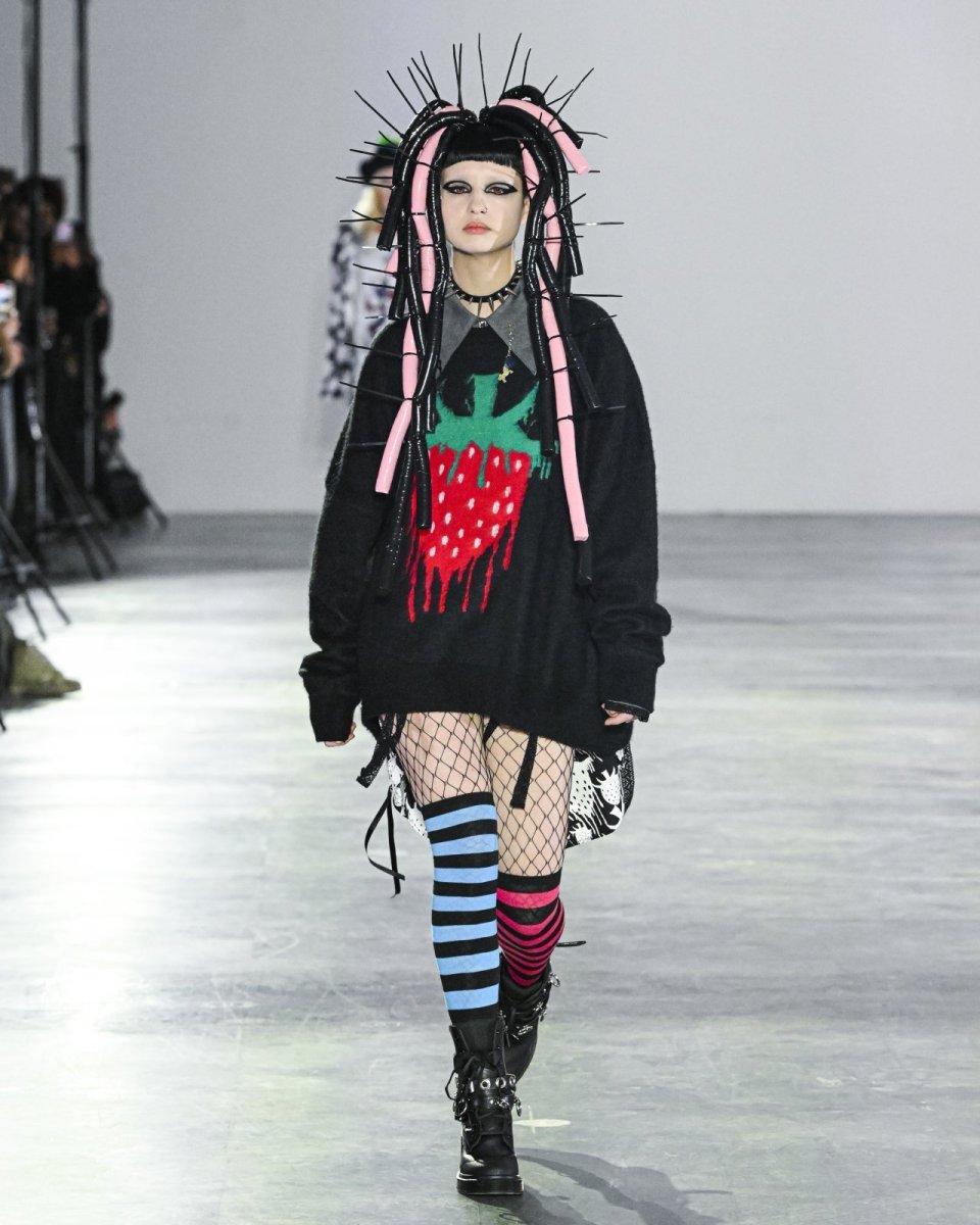 画像2: KIDILL  FRESH JACQUARD KNIT PULLOVER (2)