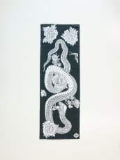 画像7: RADIALL  TENUGUI 蛇と牡丹 三すくみ (7)