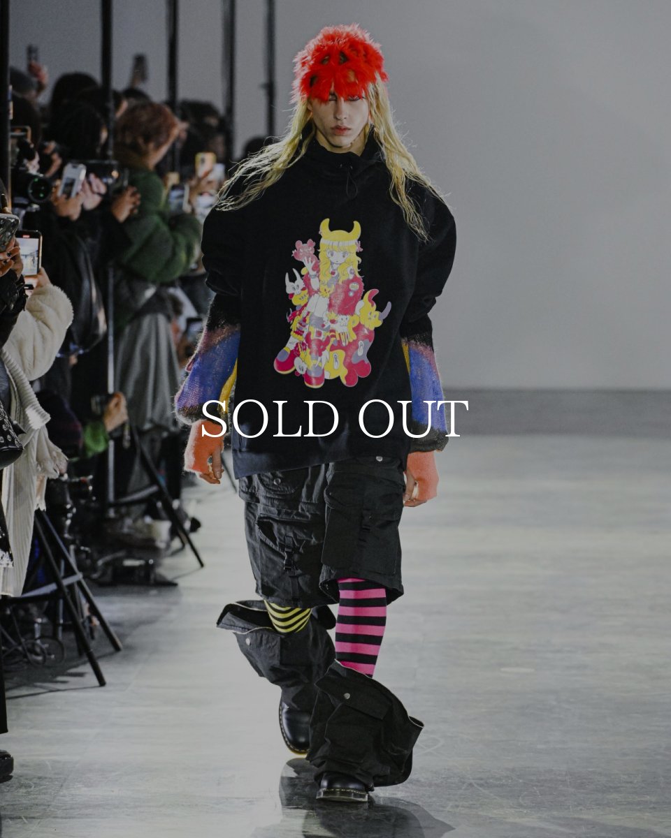 画像3: KIDILL  PUNK GIRL HI-NECK PULLOVER SWEAT (3)