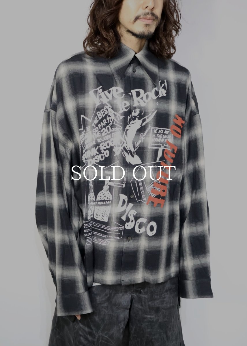 画像6: KIDILL  SEDITIONARIES POINTED COLLAR SHIRT (6)