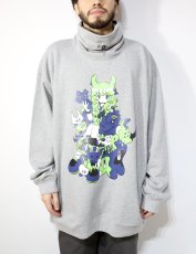 画像5: KIDILL  PUNK GIRL HI-NECK PULLOVER SWEAT (5)