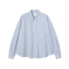 画像1: MAGIC STICK  2 Face Dress Shirt v2 (BLUE STRIPES) (1)