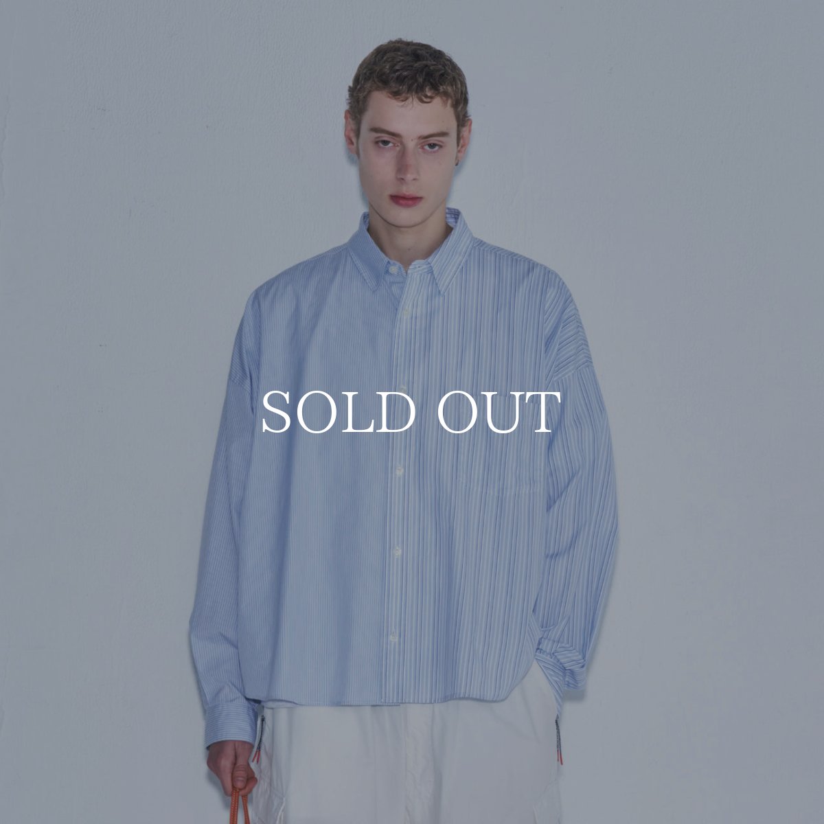 画像9: MAGIC STICK  2 Face Dress Shirt v2 (BLUE STRIPES) (9)