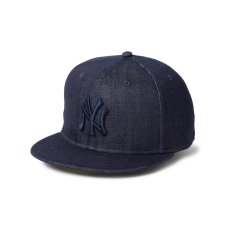 画像1: NEW ERA  59FIFTY Denim ニューヨーク・ヤンキース インディゴデニム (1)