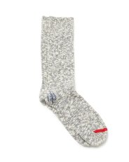 画像2: nonnative  DWELLER SLUB SOCKS HI C/N/P WOVEN (2)