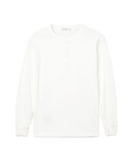 画像1: nonnative  DWELLER L/S HENRY NECK TEE COTTON JERSEY (1)