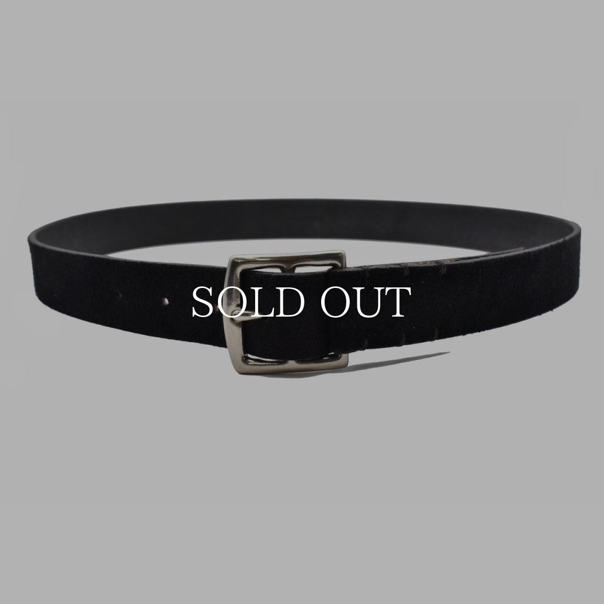 画像1: MINEDENIM  Suede Leather Belt (1)