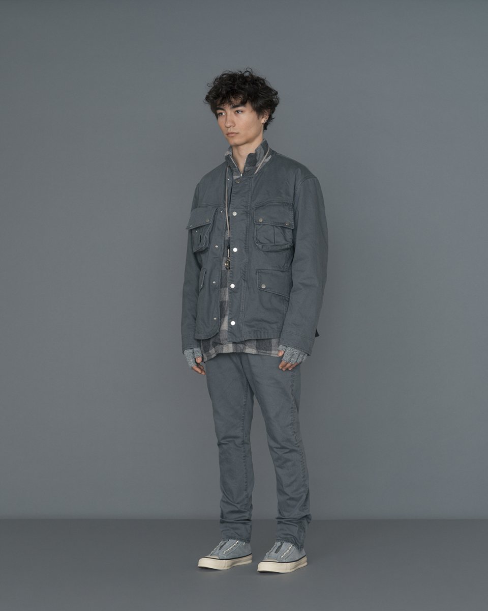 画像3: nonnative  RIDER JACKET COTTON DRILL PIGMENT DYE WITH WINDSTOPPER? (3)