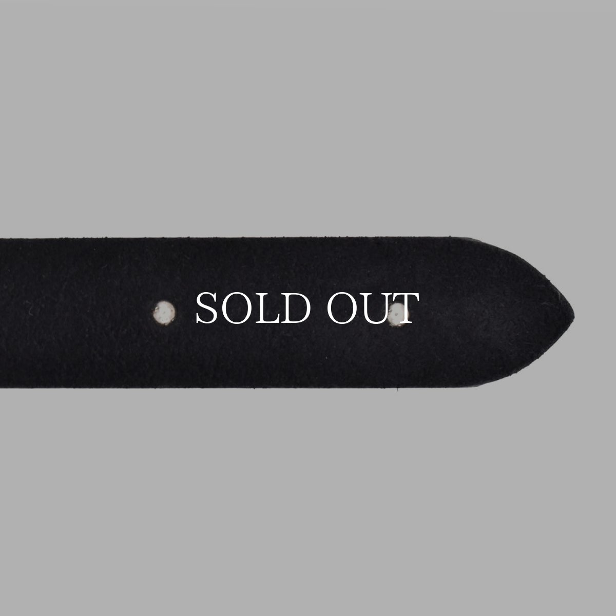 画像8: MINEDENIM  Suede Leather Belt (8)