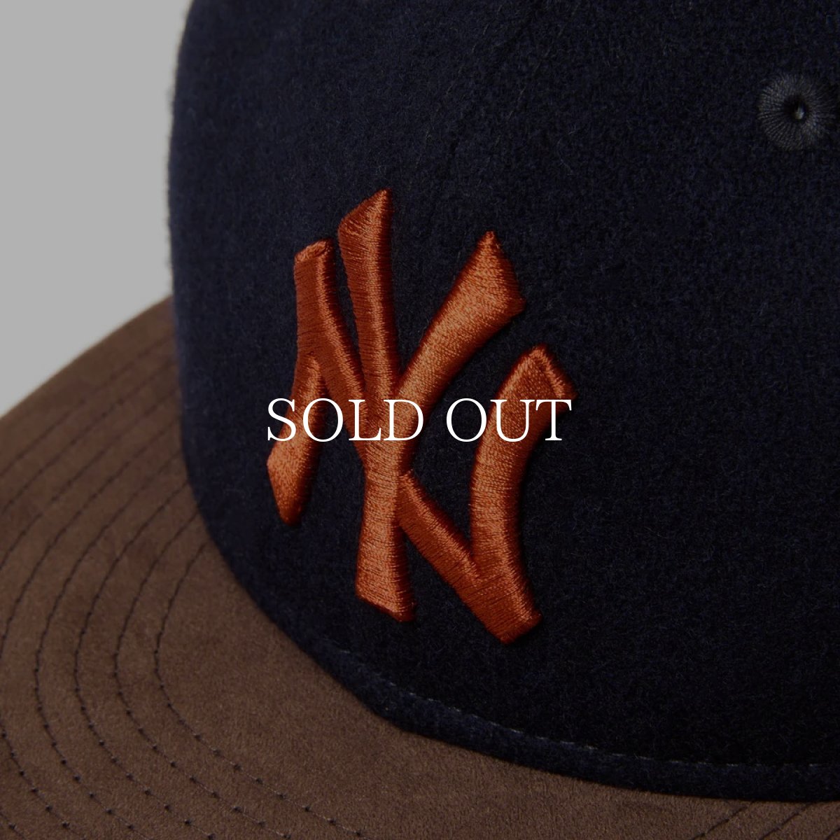 画像6: NEW ERA  RC 9FIFTY ニューヨーク・ヤンキース ネイビー ブラウンスウェードバイザー (6)