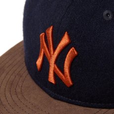 画像6: NEW ERA  RC 9FIFTY ニューヨーク・ヤンキース ネイビー ブラウンスウェードバイザー (6)
