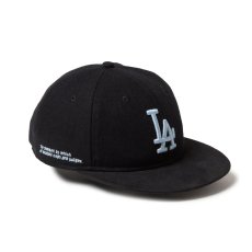 画像3: NEW ERA  RC 9FIFTY ロサンゼルス・ドジャース ブラック ブラックスウェードバイザー (3)