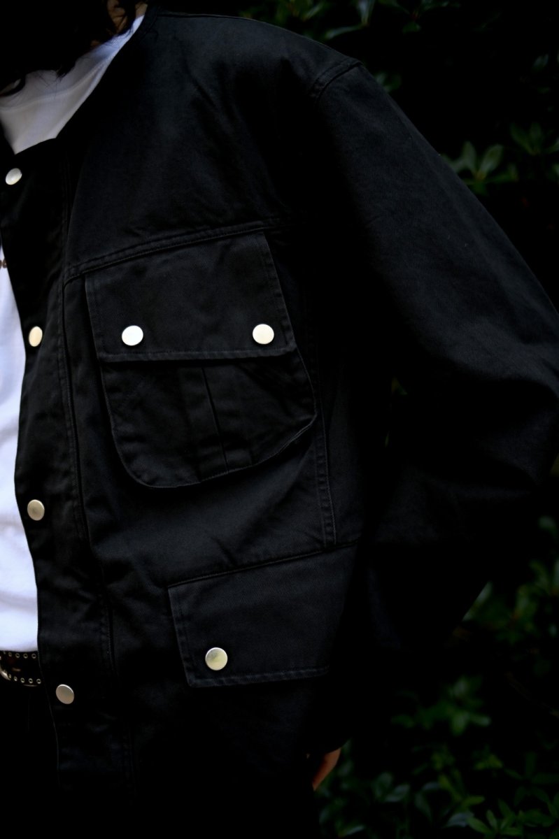 画像5: nonnative  RIDER JACKET COTTON DRILL PIGMENT DYE WITH WINDSTOPPER? (5)