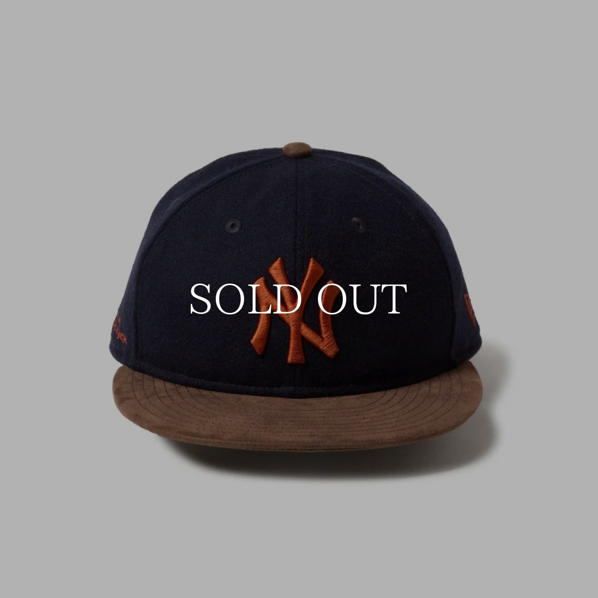 画像2: NEW ERA  RC 9FIFTY ニューヨーク・ヤンキース ネイビー ブラウンスウェードバイザー (2)