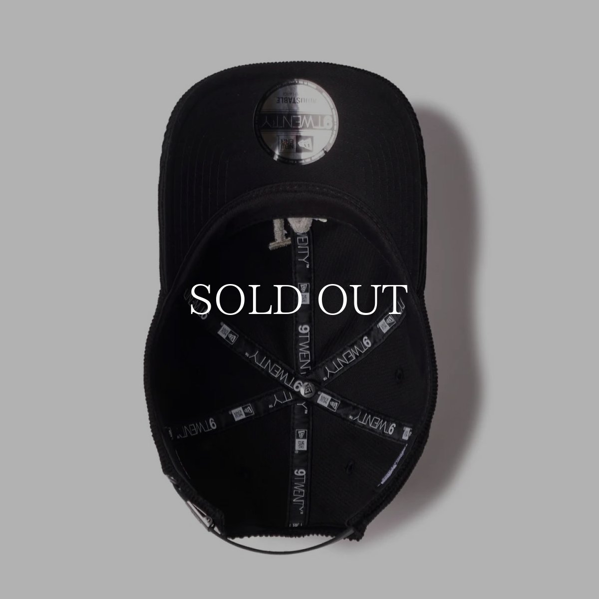 画像4: NEW ERA  9TWENTY Micro Corduroy ロサンゼルス・ドジャース ブラック (4)