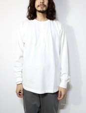 画像3: nonnative  DWELLER L/S HENRY NECK TEE COTTON JERSEY (3)