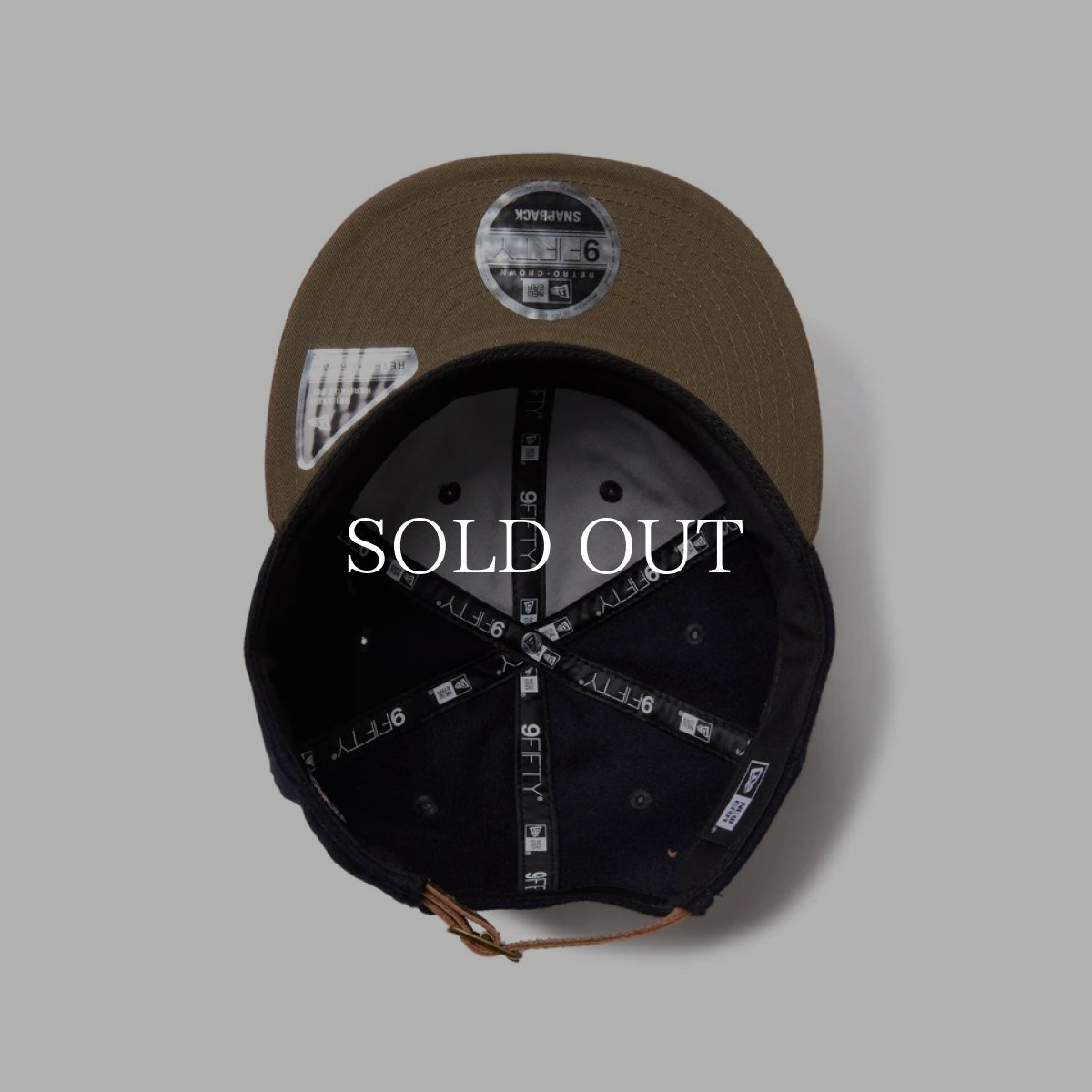 画像5: NEW ERA  RC 9FIFTY ニューヨーク・ヤンキース ネイビー ブラウンスウェードバイザー (5)