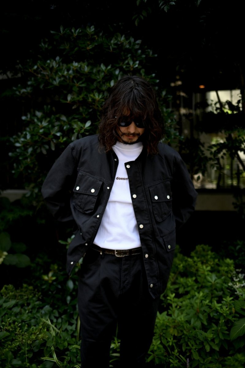 画像7: nonnative  RIDER JACKET COTTON DRILL PIGMENT DYE WITH WINDSTOPPER? (7)