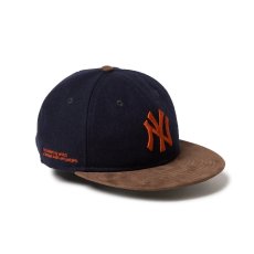 画像3: NEW ERA  RC 9FIFTY ニューヨーク・ヤンキース ネイビー ブラウンスウェードバイザー (3)