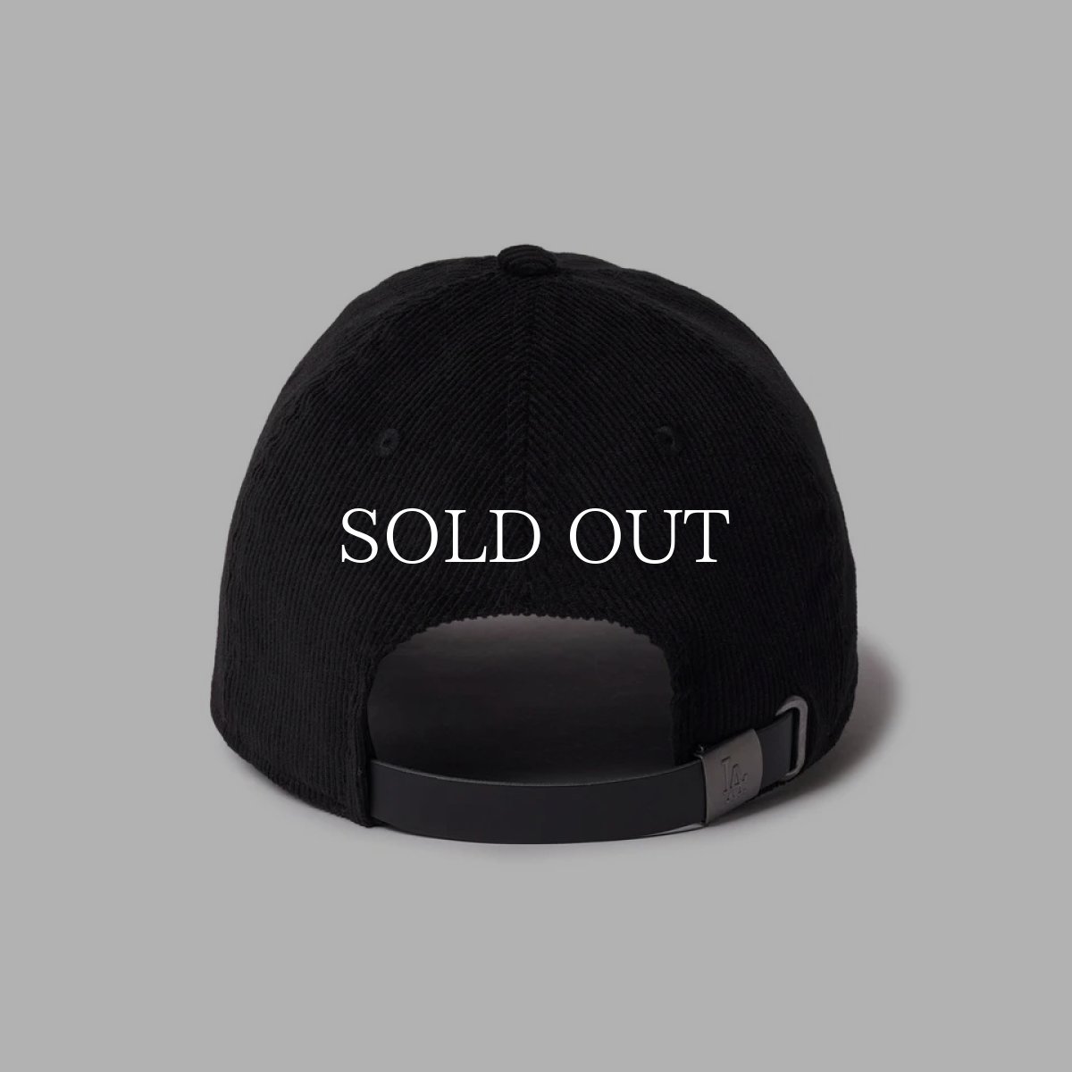 画像3: NEW ERA  9TWENTY Micro Corduroy ロサンゼルス・ドジャース ブラック (3)