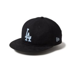 画像1: NEW ERA  RC 9FIFTY ロサンゼルス・ドジャース ブラック ブラックスウェードバイザー (1)