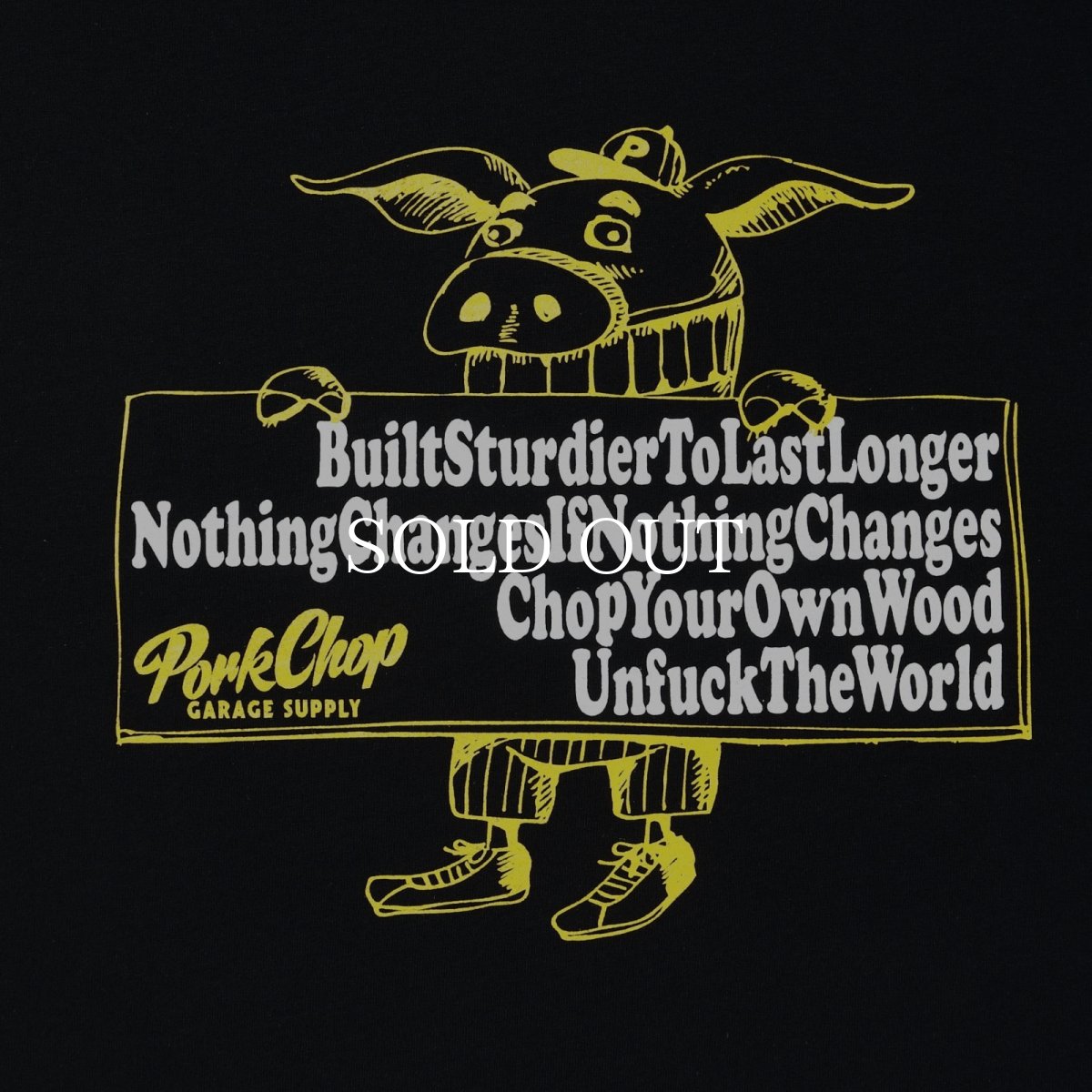 画像7: PORKCHOP GARAGE SUPPLY  SLOGAN L/S TEE (7)