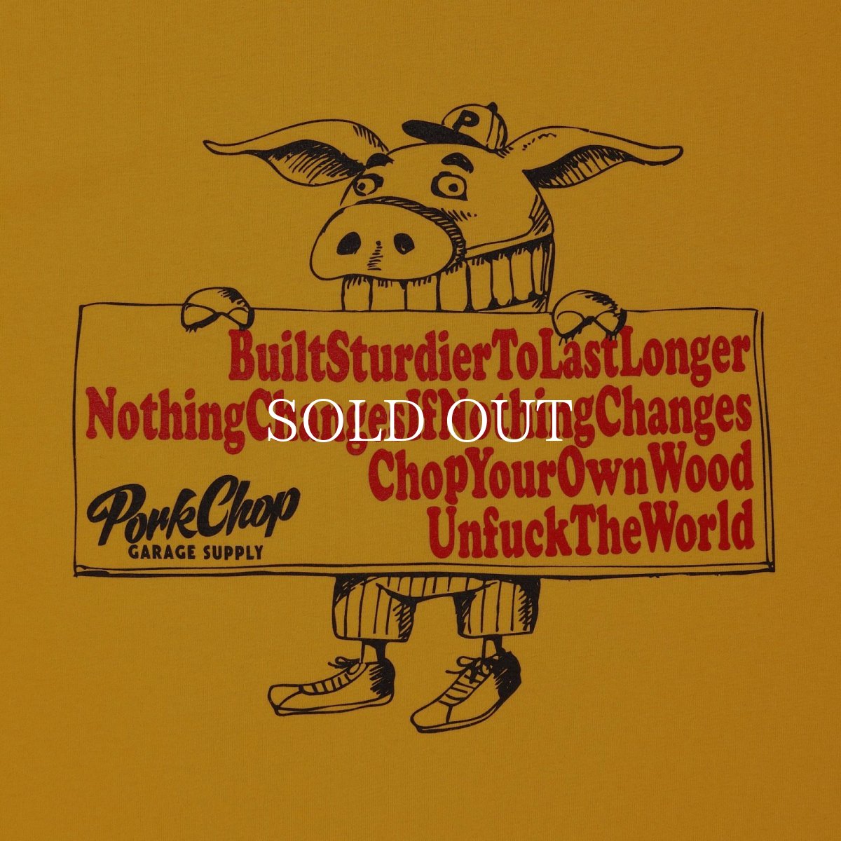 画像11: PORKCHOP GARAGE SUPPLY  SLOGAN L/S TEE (11)