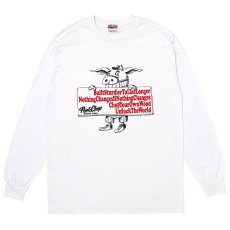 画像1: PORKCHOP GARAGE SUPPLY  SLOGAN L/S TEE (1)