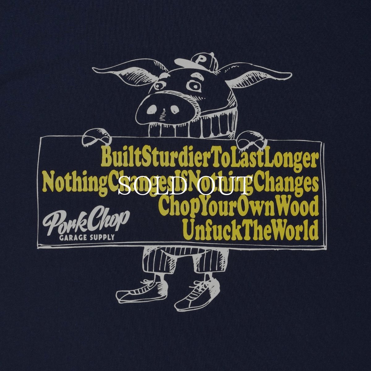 画像15: PORKCHOP GARAGE SUPPLY  SLOGAN L/S TEE (15)