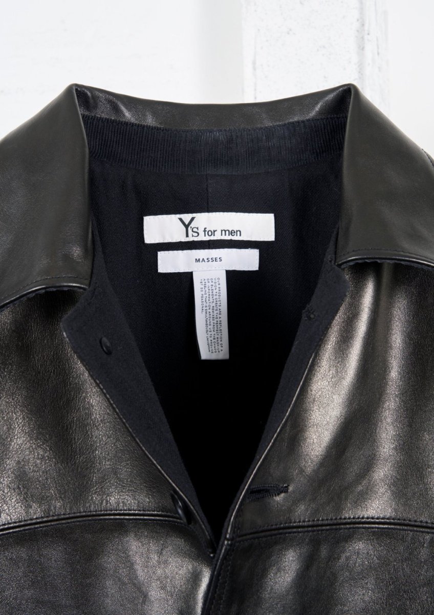 画像3: MASSES  LEATHER CAR COAT Ys (3)